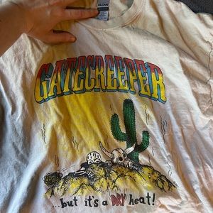 Gatecreeper Metal Merch Cropped Shirt size XL